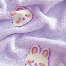 1条70x100厘米婴儿毯，可爱卡通图案，四季皆宜，柔软舒适，新生儿礼物，婴儿房必备 - 彩色 - 查看 8