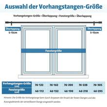 Curtain Window Rods - White - View 10