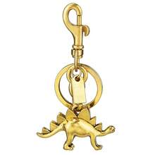 Vintage Creative Dinosaur Skeleton Keychain Colorful Pendant Fashion Bag Charm Ideal For Key Ring And Handbag Decoration IE5T - Silver - View 9