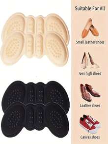 Double-Layer Insoles (1/2/4 Pieces Per Pack) For Plus-Size Shoes, Including Loose-Fitting Shoes And Women's Shoes. Soft Insoles, Anti-Slip Protective Pads, Padding For Sneakers And High Heels, Height-Increasing Insoles, Heel Support, Women's Shoe Trees, Relief For Heel Pain, Insoles, Sole Pads, Foot Pads, Heel Protectors, Toe Pads Insulation, Galentines, Puppy, Carnival