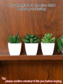 3PCS Simulation Succulent Small Pot Combination Green Pink Artificial Mini Fake Plants For Garden Desktop Room Window Housewarming Gift Art Dress Up Office Wedding Layout Gifts Birthday Graduation Home Decor Back To School Room Decor School Supplies