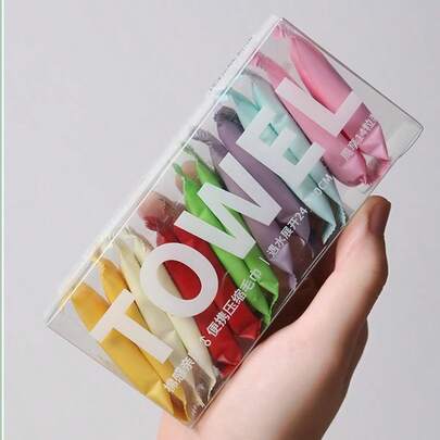 Panos Descartáveis 14 Unidades - Toalhas Comprimidas Espessadas para Viagem