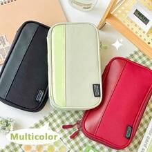 Túi đựng bút Oxford siêu mỏng đơn giản mới, hộp đựng bút chì đa năng, túi đựng đồ dùng học tập cho học sinh - Nhiều màu - Xem 6