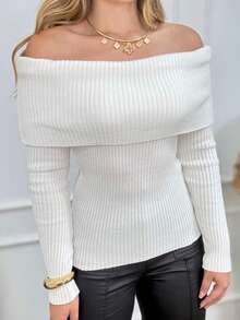 Women Sweaters - White - View 2