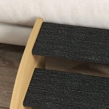 PawHut Pet Stairs, 3 Steps, For Small Dogs, 38.5 X 38.5 X 30, Oak + Black - 1 - View 6