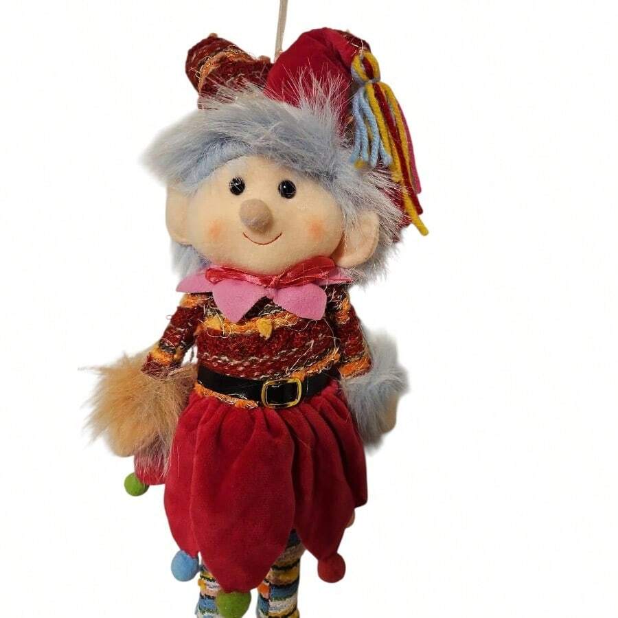 Duende navideño adorno para arbol de navidad esferas de navidad duendes navidad niño Colores - Colores - Ver 1