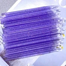 Mollie Lipper 100pcs Removing Swab Crystal Micro Brush Make Up Eyelash Extension Supplies Lashes Accessories Makeup Tools - Multicolor - View 10