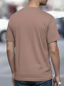 Impala PLAYERA MANGA CORTA CUELLO REDONDO LISA - Rosa vieja - Ver 3