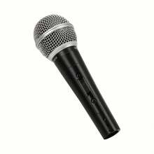 Professional Metal Wired Cardioid Dynamic Microphone Handheld Microphone Legendary Human Voice Microphone With 3m 6.35mm XLR Cable For Stage Performances, DJ, Karaoke, OK, Recording Of Human Voice Performances, Live Streaming - 黑色 - 查看 4