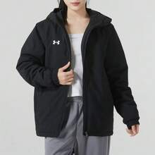 Under Armour Herr/Dam Isolerad Kort Vadderad Jacka 22600902-001 - Svart - Visa 6