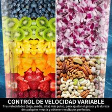 Mera House Licuadoras De Cocina,Licuadora2L Motor de cobre puro de 1500 W,Con sus tres hojas de acero inoxidable verticales,3 programas preestablecidos,para jugos refinados, vegetales,salsas,Nueces - Tipo de Enchufe A USA (110-127V) - Ver 8