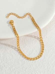 3pcs Stainless Steel Silver C-Shape Chain Adjustable Bracelet Set, Simple & Fashionable Accessories Suitable For Men, Great Gift For Father's Day, Valentine's Day, Dates, Boyfriend's Birthday, Christmas, New Year Holiday - 3-piece Set - View 6