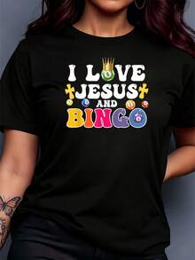 Camisetas femininas - Preto - Ver 7