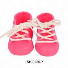 MSYO 多种颜色可选，时尚娃娃鞋，适合18英寸娃娃，是送给小女孩的理想生日礼物或节日礼物。 - 彩色 - 查看 9