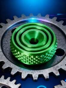 1pc 3D Texture Touch Stress Relief Ring - Popular Small Item For Fingertip Stress Relief With Portable EDC, 3D Portable Toy, Rotating Gyroscope, Adult Stress Relief Hand Play Wonder, Essential Gift For Festivals - Multicolor - View 5