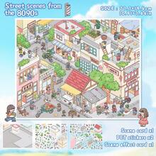 Naklejki 3D z miniaturowymi scenami, naklejki 3D stereoskopowe z mikrokrajobrazami małych domków, naklejki DIY do samodzielnego wykonania dla dorosłych, naklejki na zabawki, scrapbooking, odpowiednie do dekoracji słupków, naklejki DIY, na Boże Narodzenie, prezenty dla przyjaciół, artykuły do scrapbookingu, zabawne naklejki, naklejki na laptopa, naklejki na telefon Kindle - Wielokolorowe - Zobacz 12