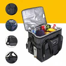 12V Electric Cool Bag,Thermoelectric Soft Cooler Bag,12 Volt DC Connection,Foldable Storage, Plug In Iceless Por... - B09F6QYMWJ - View 8