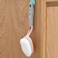1支重型浴室地板和墙砖清洁刷，带人体工学手柄和浓密刷毛，适用于顽固污渍和地板缝隙清洁，非电动家用清洁工具，适用于瓷砖和浴缸，浴室清洁用品 | 实用清洁设计 | 非电动清洁剂，清洁刷 - 彩色 - 查看 8