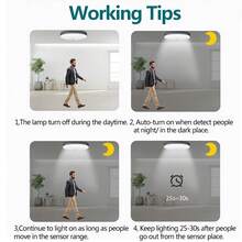 CANMEIJIA Đèn trần LED cảm biến chuyển động, phù hợp cho hành lang, phòng khách, phòng ngủ, phòng làm việc, tủ quần áo, nhà bếp, nhà kho, văn phòng, studio, cửa hàng. Chọn kích thước phù hợp dựa trên nhu cầu sử dụng của bạn. Hoạt động với nguồn điện xoay chiều 85V-265V. - Đèn trần cảm biến chuyển động LED - Xem 8