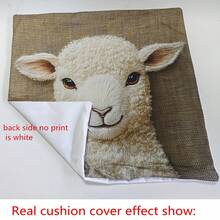 Vỏ gối Sherpa siêu mềm 18"X18" có họa tiết cừu đen Valais, có khóa kéo, có thể giặt bằng máy - Hoàn hảo để trang trí nhà cửa và phòng khách, in một mặt, không thêu, không bao gồm ruột gối - Xám - Xem 11