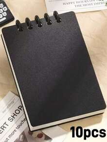 1-20pcs Customized Loose-Leaf Macaron Notebook, Office & Study Supplies, 80 Pages. Compact & Portable, Suitable For Classroom Notes, Recording Client Needs, Schedule Planning And Life Organization.