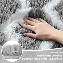 Sour Lemon Alfombra - Gris-blanco ondulado - Ver 2