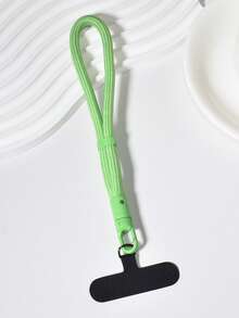 1pc Premium 360° Rotating Anti-Twist Phone Lanyard, With Metal Clasp, Anti-Lost Adjustable Wrist Strap, Durable Polyester Cord, Multifunctional Smartphone Hanging Strap, Solid Color Unisex Camera/Key Chain Pendant, With Spacer