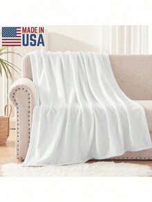 ... WHAT (No Text) Throw Blanket Heavy To Sleep Fashion Sofas Heavy Christmas Gifts Blankets - White - View 2