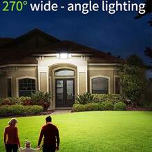 Solar Wall Lights - White - View 3