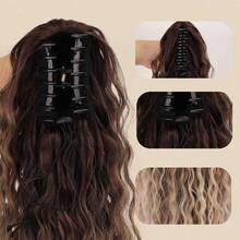 Synthetic Ultra-Long Curly Gradient Ponytail Wig. Easy To Wear. Suitable For Various Occasions Such As Christmas. - Multicolor - View 4