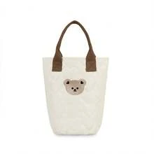 1个轻便便携尿布包，适合妈妈和宝宝旅行收纳整理 - 白色 - 查看 1