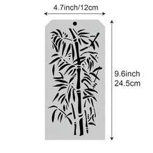 6 Pieces Tree Branch Decorative Stencils Painting Templates Art Face Drawing Stencil Cake Templates For ScrapbooFKing Cookie Tile Furniture Wall Floor Decor Drawing Tracing DIY Art,TreeBranch - 樹枝 - 查看 3