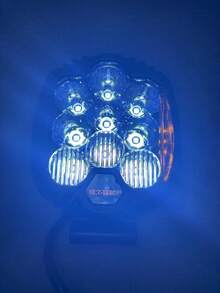 Faro De Reversa En Led Con Contorno Ambar 12/24v 2 Piezas - BLANCO - Ver 8