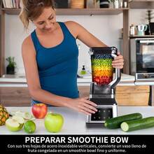 Mera House Licuadoras De Cocina,Licuadora2L Motor de cobre puro de 1500 W,Con sus tres hojas de acero inoxidable verticales,3 programas preestablecidos,para jugos refinados, vegetales,salsas,Nueces - Tipo de Enchufe A USA (110-127V) - Ver 2