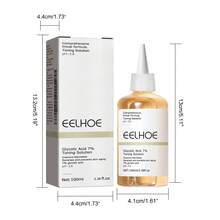 EELHOE 100毫升 7% 果酸爽肤水，保湿肌肤，改善瑕疵，收缩毛孔，温和去角质，柔肤爽肤水，成分包括：芦荟、果酸、人参提取物、维生素B5 - 淡橙黃色 - 查看 6