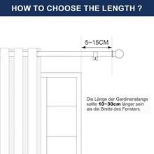 Curtain Window Rods - Black - View 5