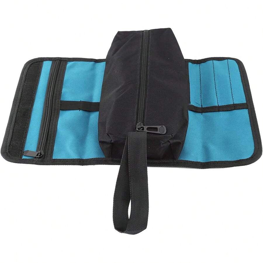 Organizador de rollos de bolsas de herramientas profesional para electricistas, duradero, ligero, para sostener y organizar herramientas pequeñas - 1 - Ver 1