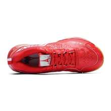 LI-NING Unisex Badminton Shoes, Lightweight Cushioned Casual Sports Shoes AYAU005-2 - Dreamy Blue/Flame Red - View 4