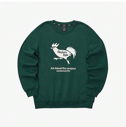 Skechers New Unisex Simple Knit Pullover Casual Sweatshirt