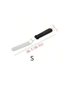 Mini Style Pancake Fruit Pan Fry Shovel Teppanyaki Beef Chop Shovel Japanese Cuisine Small Leaky Shovel Cooking Tool Japanese Cuisine Shovel Teppanyaki Stainless Steel Beef Chop Shovel Browni Tiramisu Cake Small Leaky Shovel Cooking Tool - Multicolor - View 4