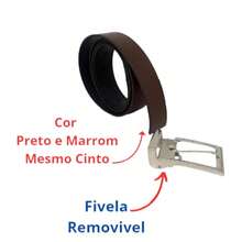 Men's Large Button Wallet Kit + Double-Sided Belt Offer - 彩色 - 查看 9