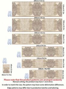 1pc Modern Minimalist Geometric Circle Line Pattern Carpet, Home Decor Rug, Ins Style Rug, Hallway Rug, Long Rug, Suitable For Living Room, Hallway, Bedroom, Kitchen, Entryway, Indoor, Closet, Backyard, Durable And Easy To Clean, Soft And Comfortable Rug, Artistic Bedside Rug, Living Room Welcome Mat