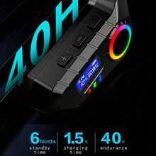 Helmet Wireless Earphones External Integrated Motorcycle Full Helmet Facelift Motorcycle Dedicated Riding Wireless Earphone Car Accessories 1pc Motorcycle Helmet Headphones 1000mAh Long Battery Life HiFi Stereo Intelligent Noise Reduction Voice Control Music All-In-One Riding Ultimate Set, Suitable For Riders Motorcycle Half Helmet Or Full Helmet Accessories - màu đen - Xem 5