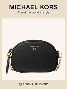 Michael Kors Jet Set Charm Small Monogram Camera Crossbody Bag Casual Shoulder Bag For Daily Parties