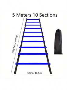 1pc Football Agility Ladder With Carry Bag, Speed Training Equipment - Multicolor - View 14