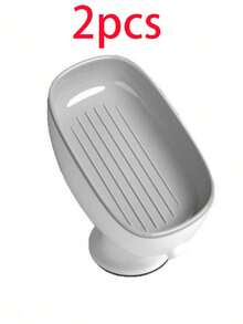 肥皂盒，家用肥皂碟，壁挂式无排水，不积水，吸盘式浴室收纳架，简约创意新款浴室配件浴室工具