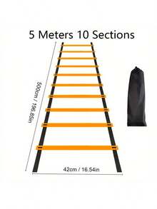 1pc Football Agility Ladder With Carry Bag, Speed Training Equipment - Multicolor - View 23