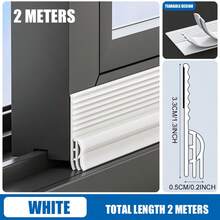 2/4米 TPE 三重防寒窗户密封条 防风防尘降噪密封条 自粘门密封条