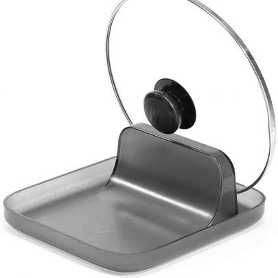 LiandZhao Spoon Rest For Stove Top - Kitchen Counter Utensil Rest Pot Lid Holder Cooking Spoon Holder