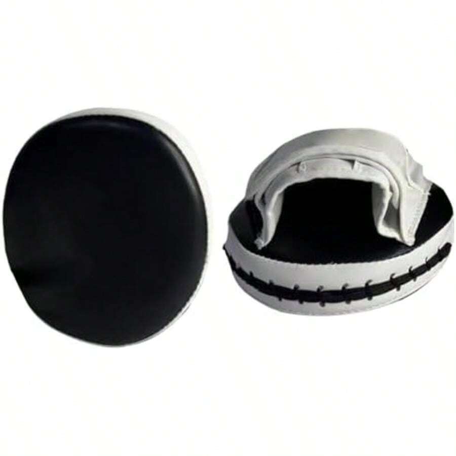 Genérico Boxing Pads | Boxing Training Mitts Non-Slip Shock Absorption | Punching Pads | Shock Absorption Kickboxing Strike Shield For Kids Men Women Professional Fighters Fitness Enthusiasts(Black) - Multicolor - Ver 1